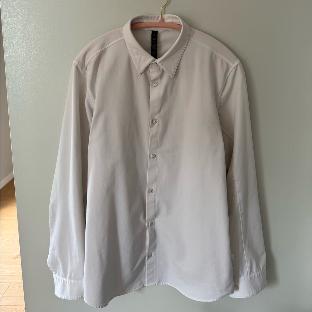 lululemon athletica Men's Light White Dress Shirt